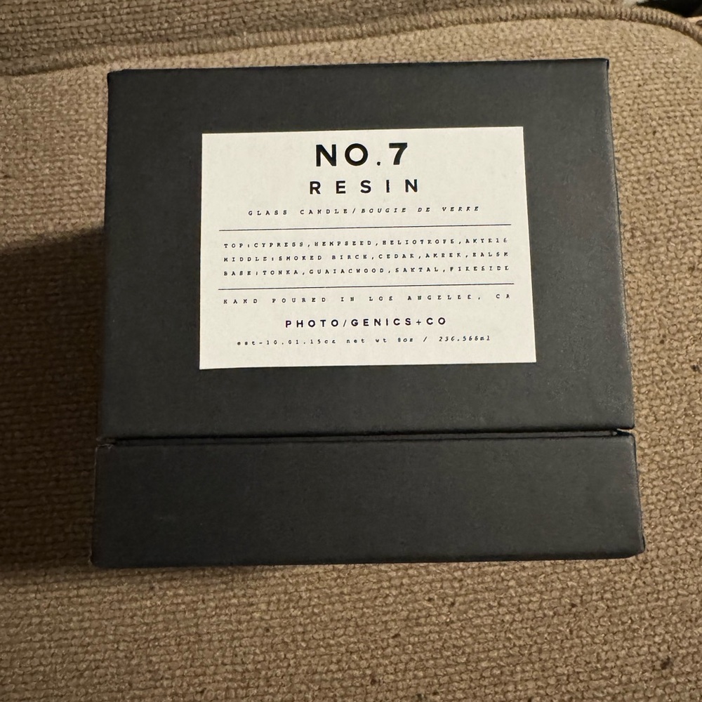 No.7 Resin Candle Box